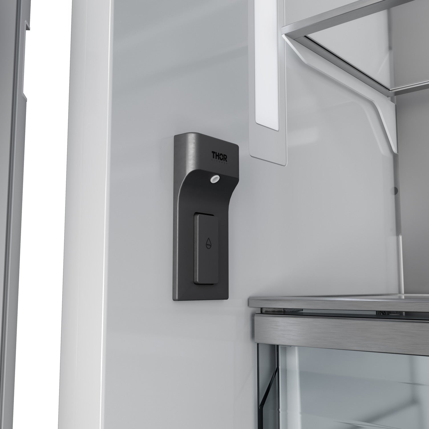 Thor Kitchen 35.75" 19.6 Cu. Ft. Panel-Ready French Door Refrigerator - XRF3619BFP