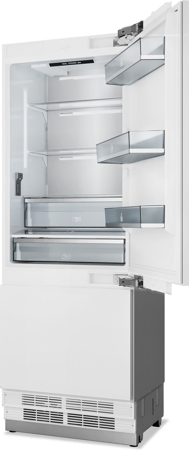 Thor Kitchen 29.75" 16.1 Cu. Ft. Panel-Ready Built-In Bottom-Freezer Refrigerator - XRF3016BBP