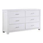 Paris 6-Drawer Dresser - White