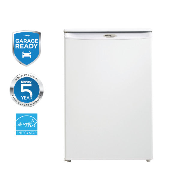 Danby White Designer Upright Freezer (4.3 Cu. Ft.) - DUFM043A2WDD