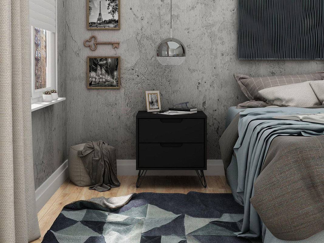 Nuuk II Night Table - Black