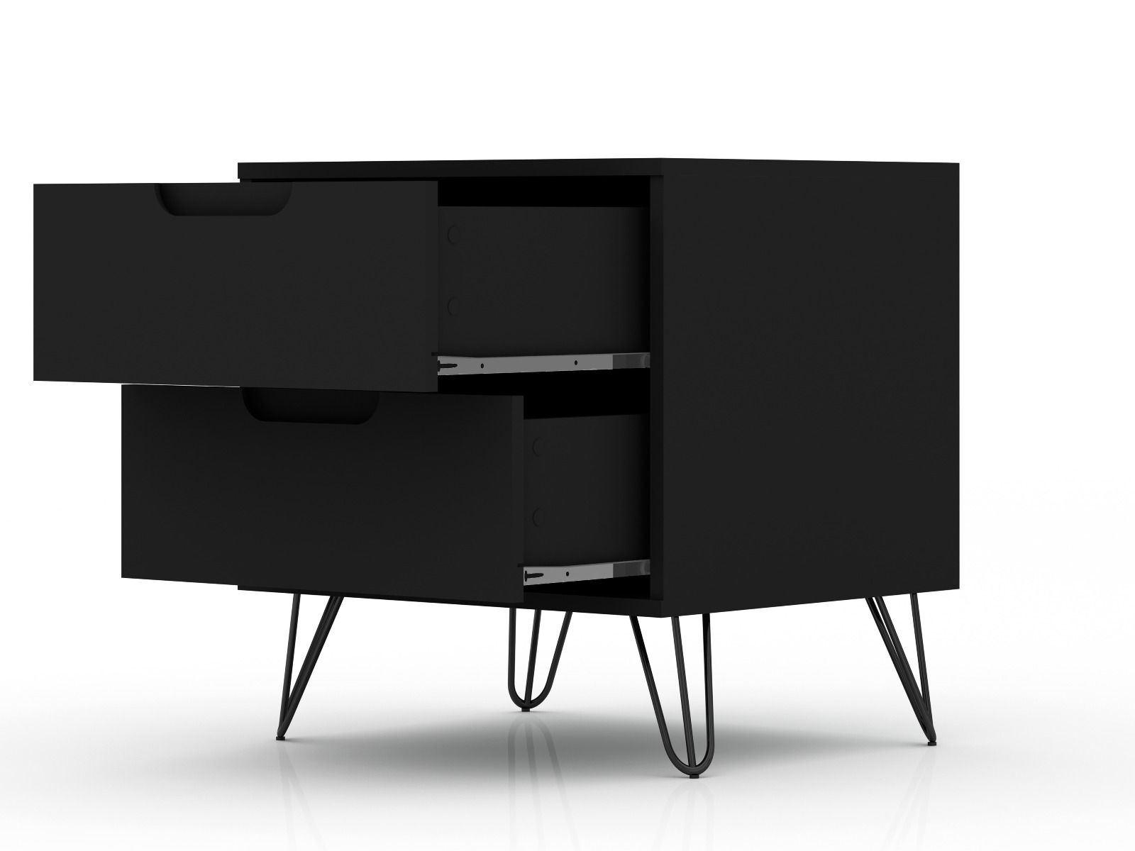 Nuuk II Night Table - Black