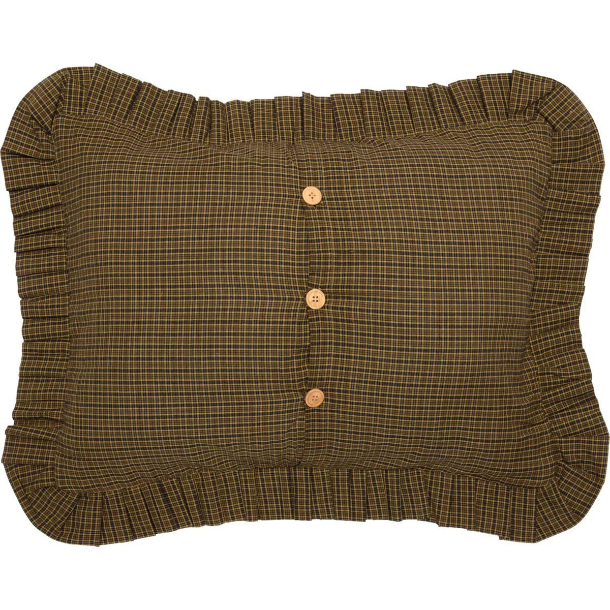 Ferron I Standard Sham - Moss Green/Khaki