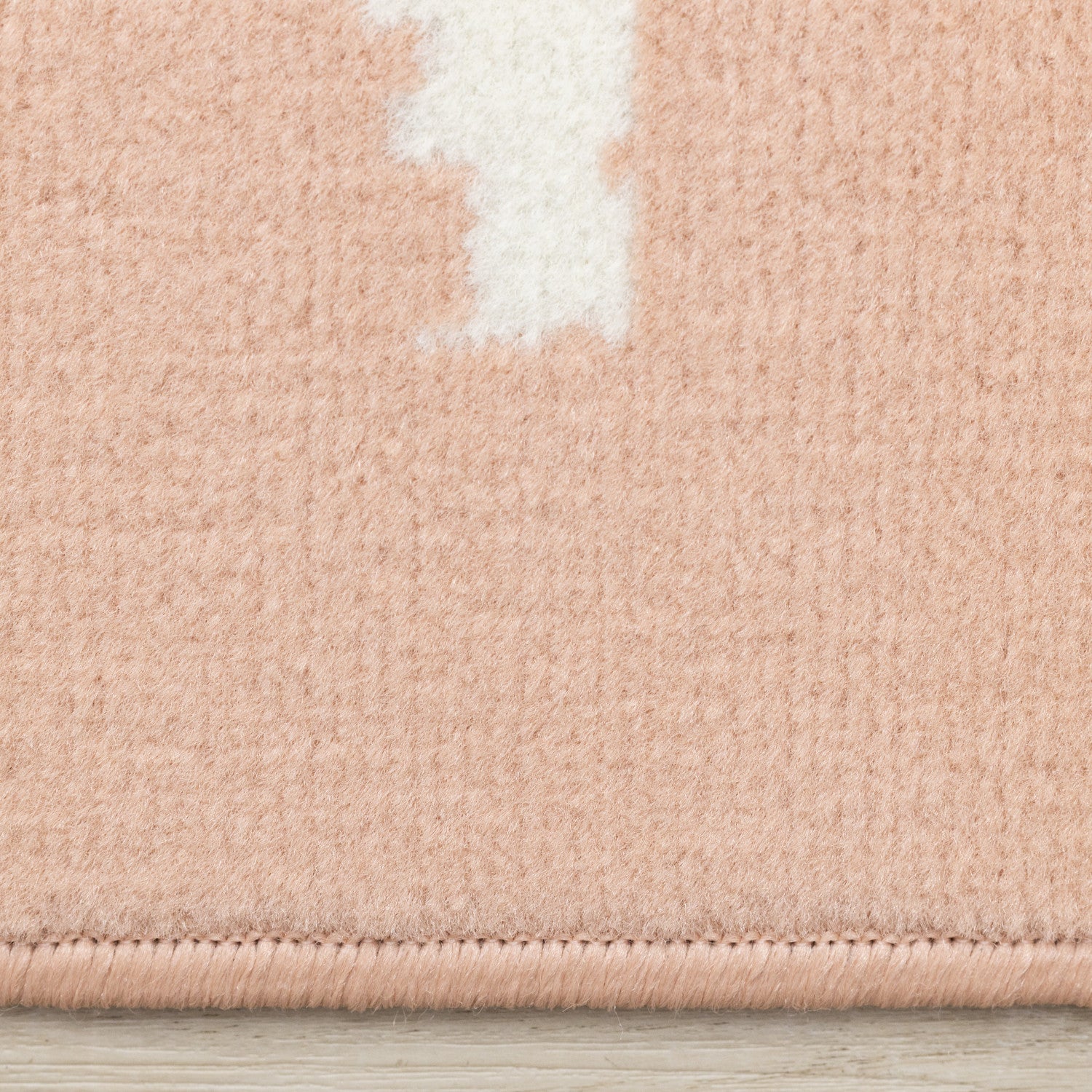 Kids Playing Board Area Rug - 4' X 6' - Pink/Cream
