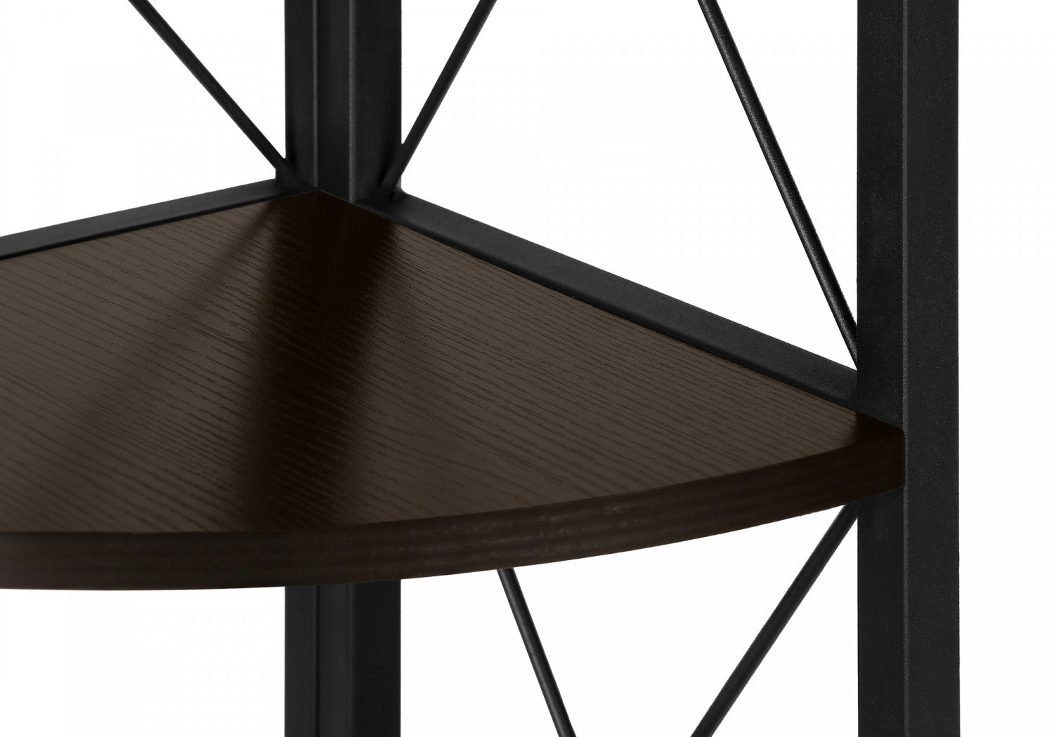 Zeva Bookcase - Dark Brown