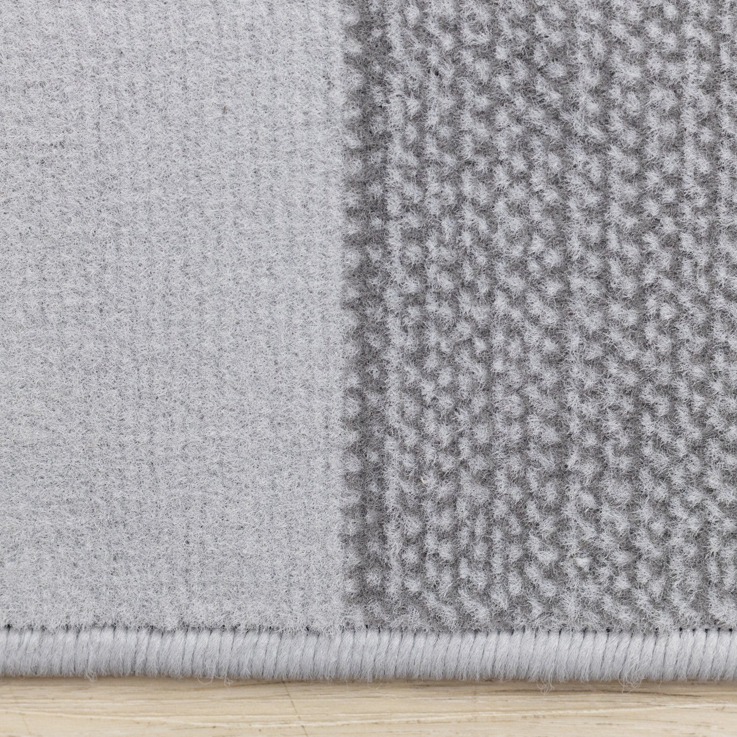 Functional Contemporary Area Rug - 8' X 11' - Grey