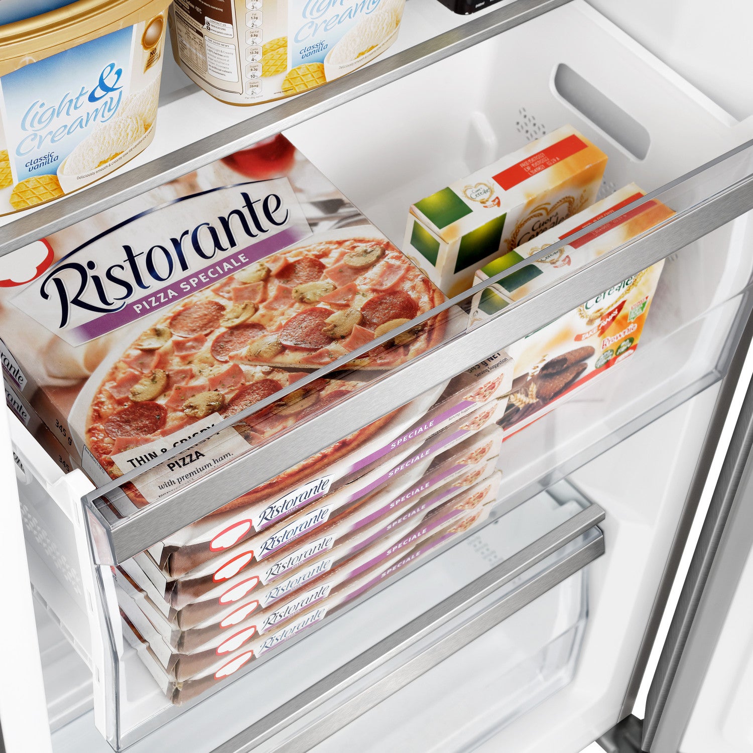 Forno Maderno 28" Stainless Steel Built-In Convertible Refrigerator/Freezer with Right Swing Door (13.6 Cu. Ft.) - FFFFD1722-32RS