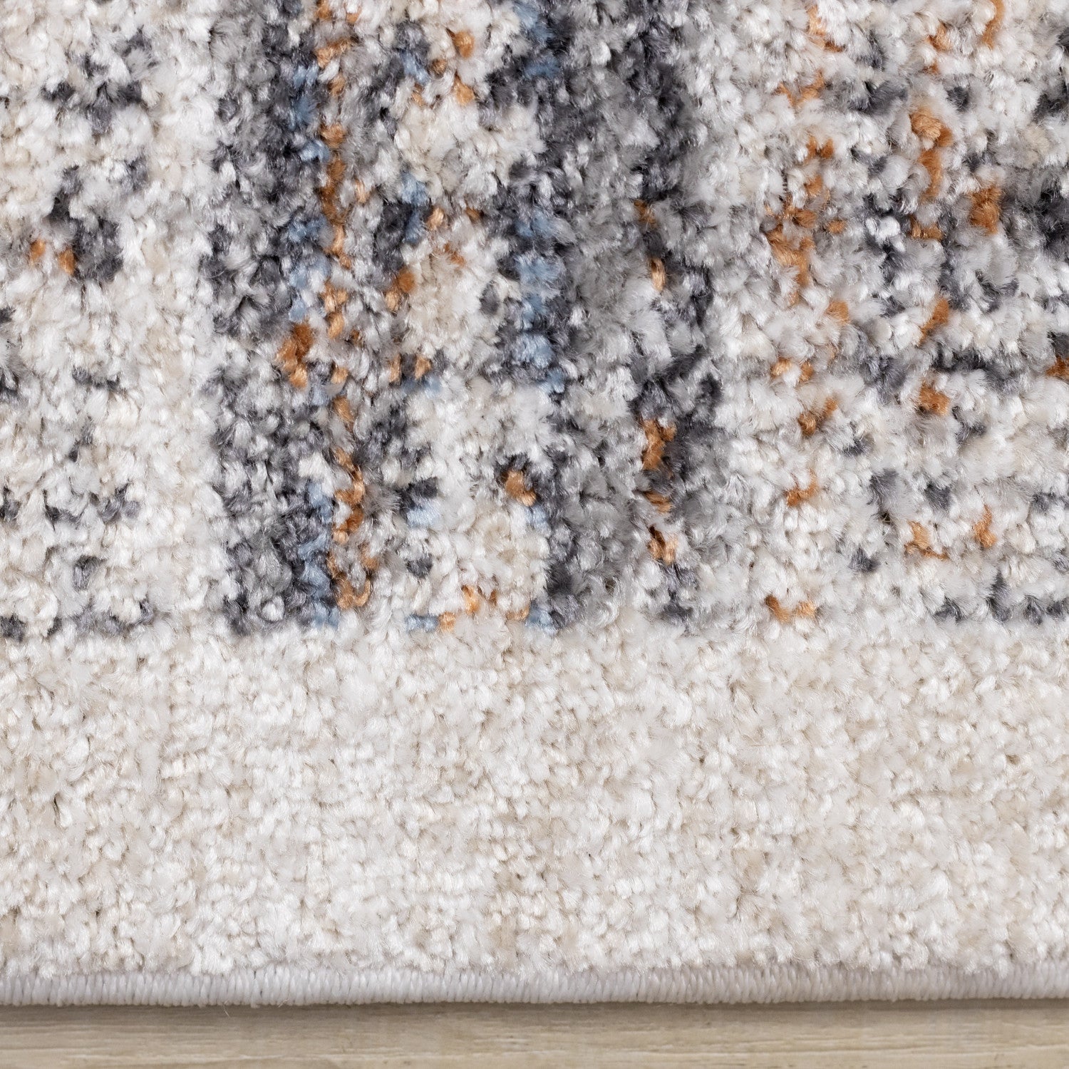 Sadie Casual Contemporary Area Rug - 5' X 8' - Grey/Beige