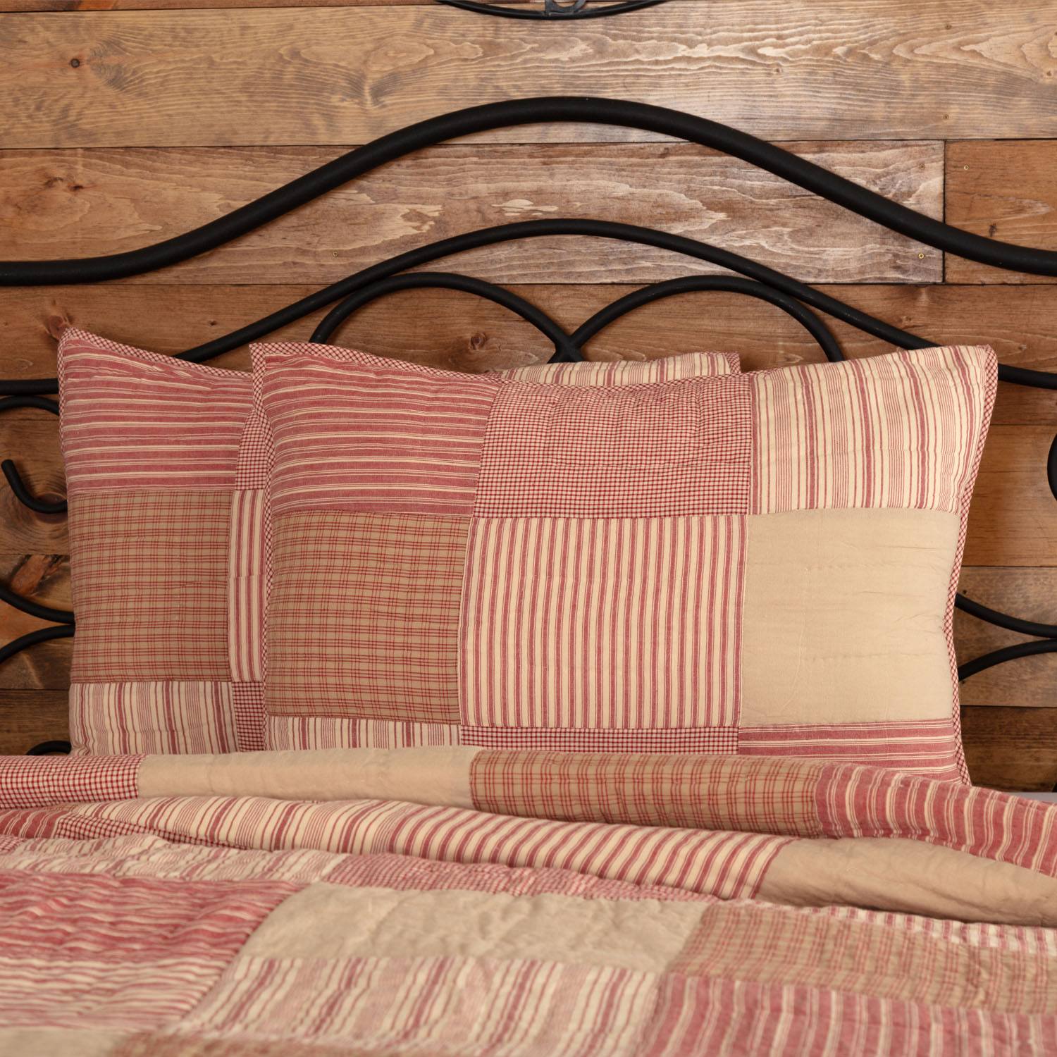 Kiraly Utca I Standard Sham - Red