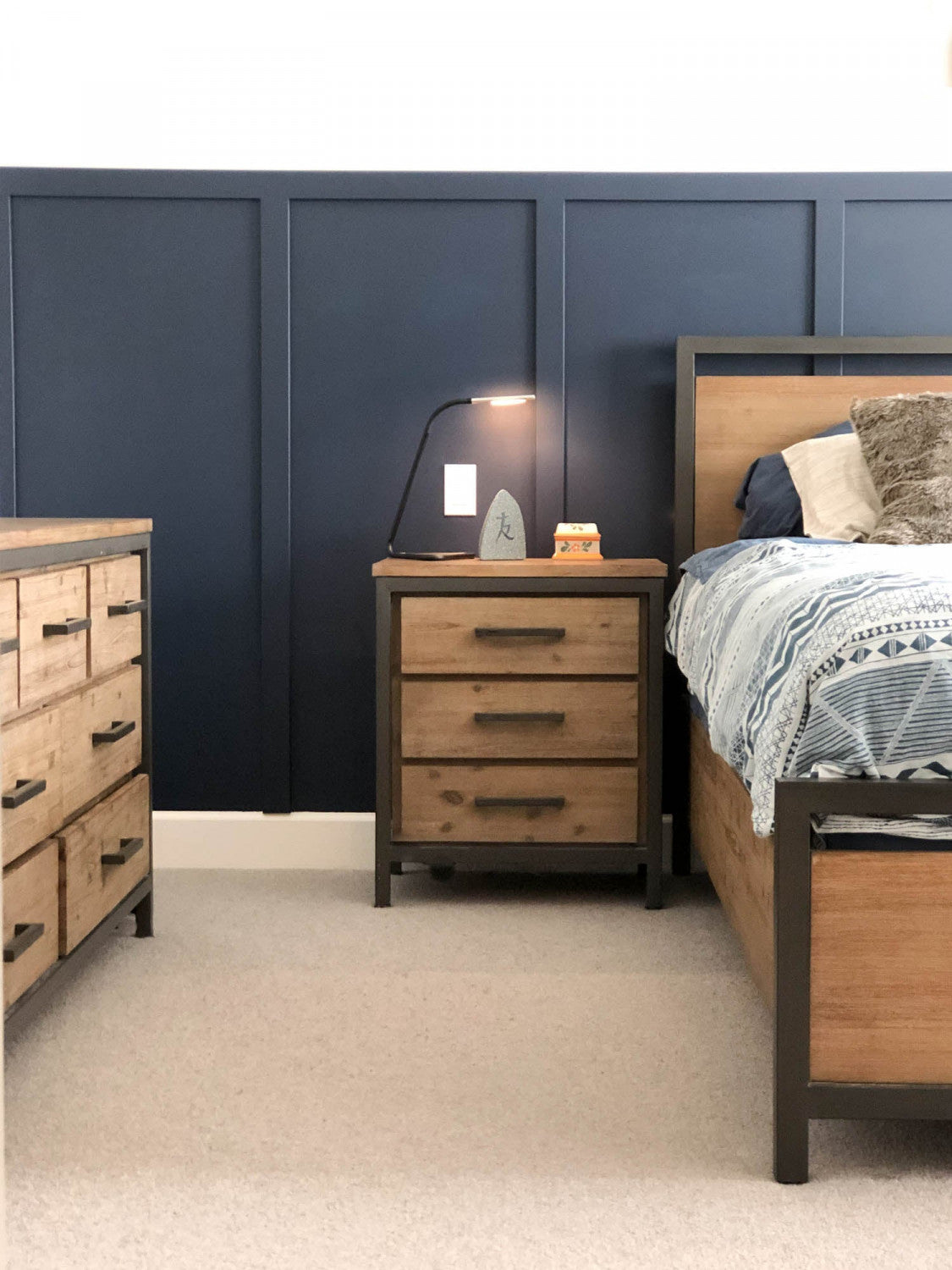 Liora Nightstand - Greige