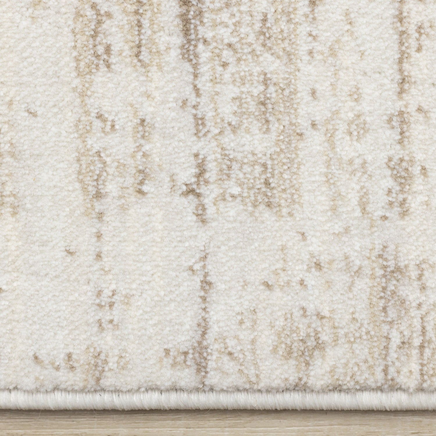 Sterling Modern Teardrop Area Rug - 5' X 8' - Brown/Cream