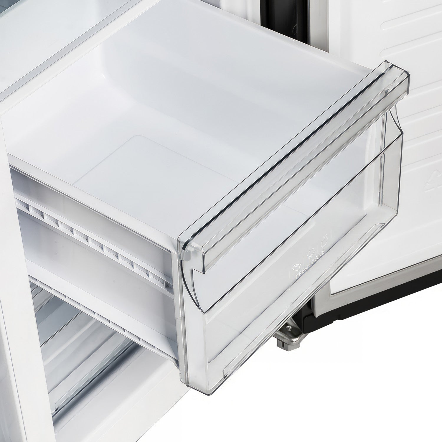 Forno Salerno 15.6 Cu.Ft. 33" Black Freestanding Side-by-side Refrigerator - FFRBI1805-33BLK