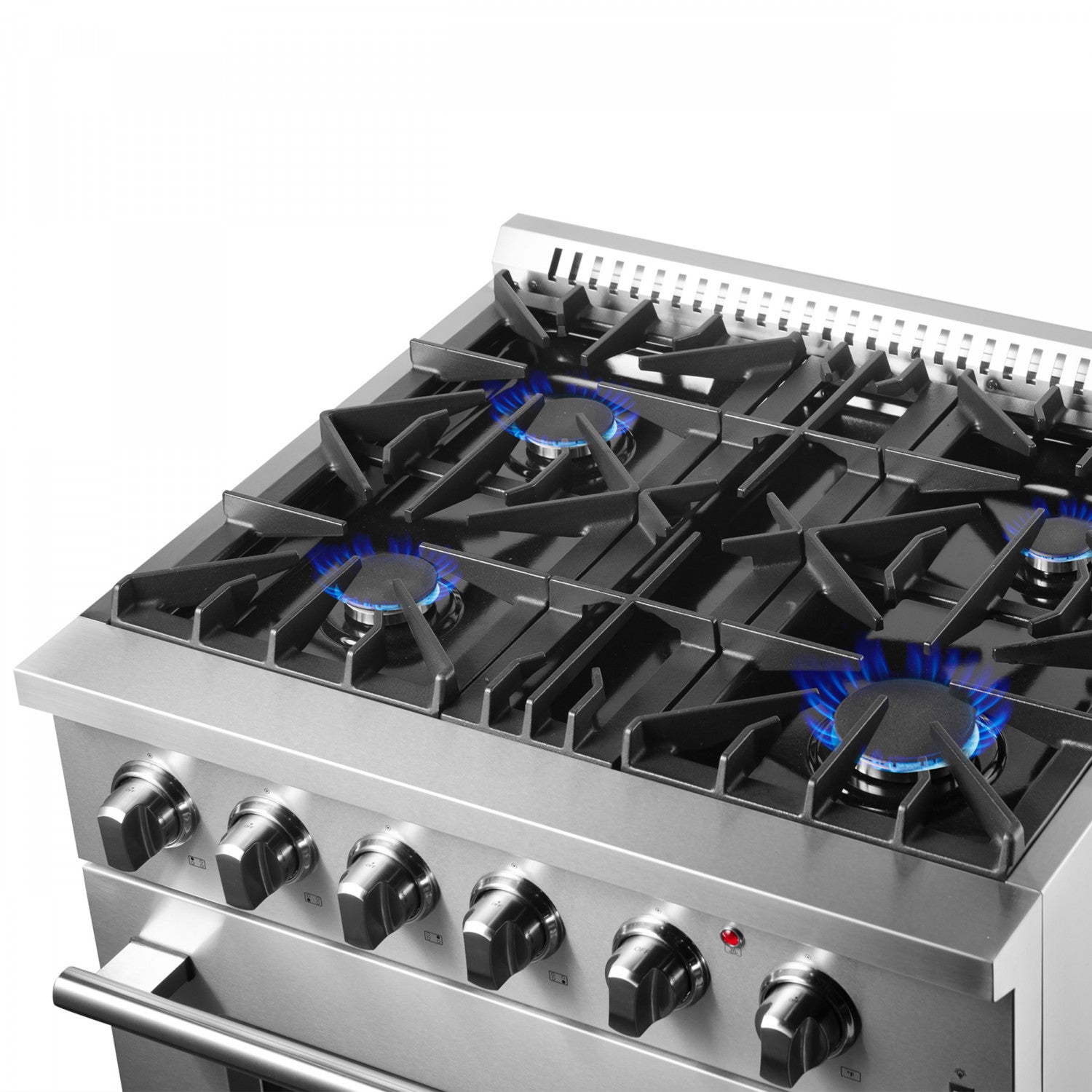 Forno Marco 30" Stainless Steel Dual Fuel Range with True Convection (4.32 Cu. Ft.) - FFSGS6197-30