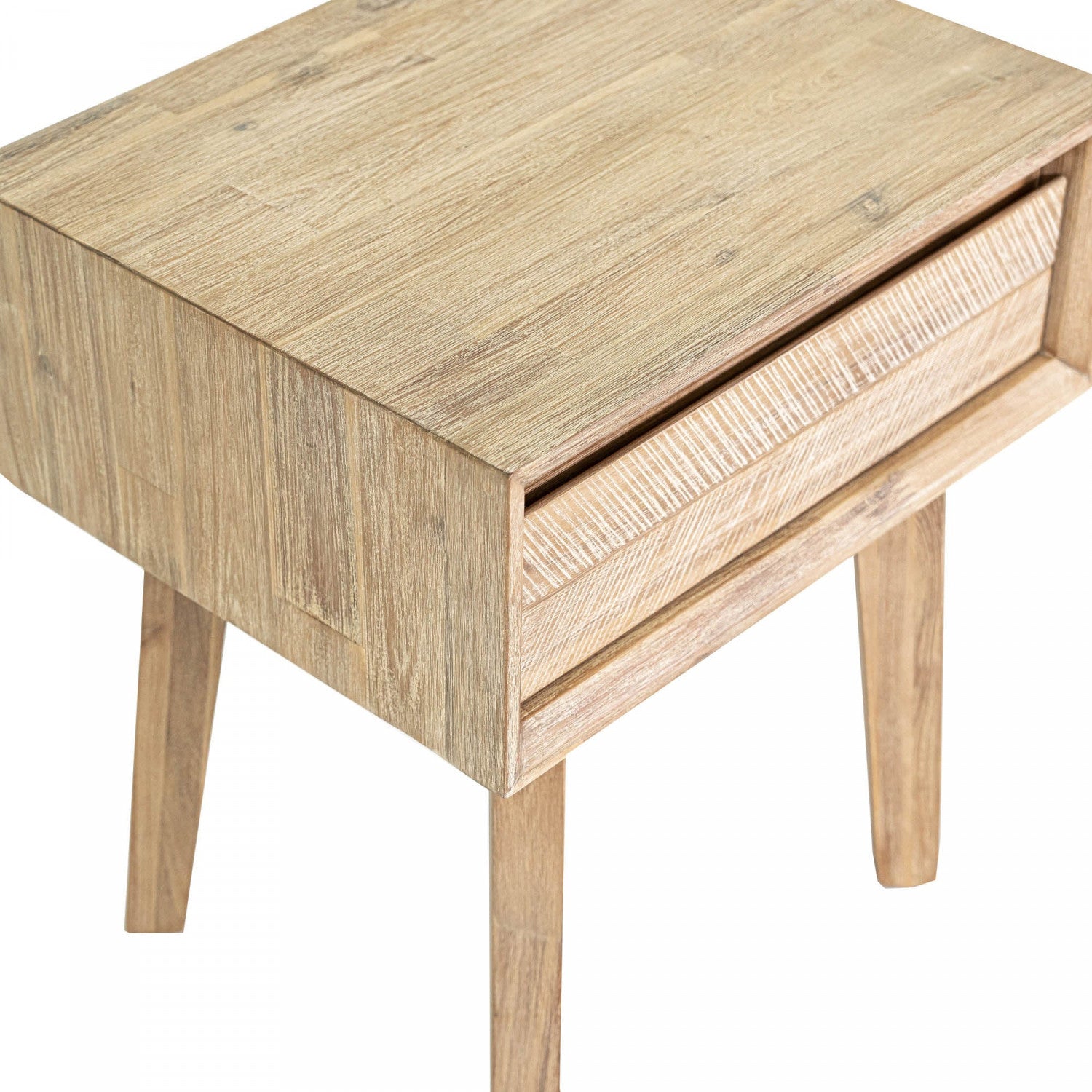 Abenra 1 Drawer Night Table - Light Driftwood