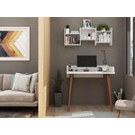Applesham Compact Office Desk - White