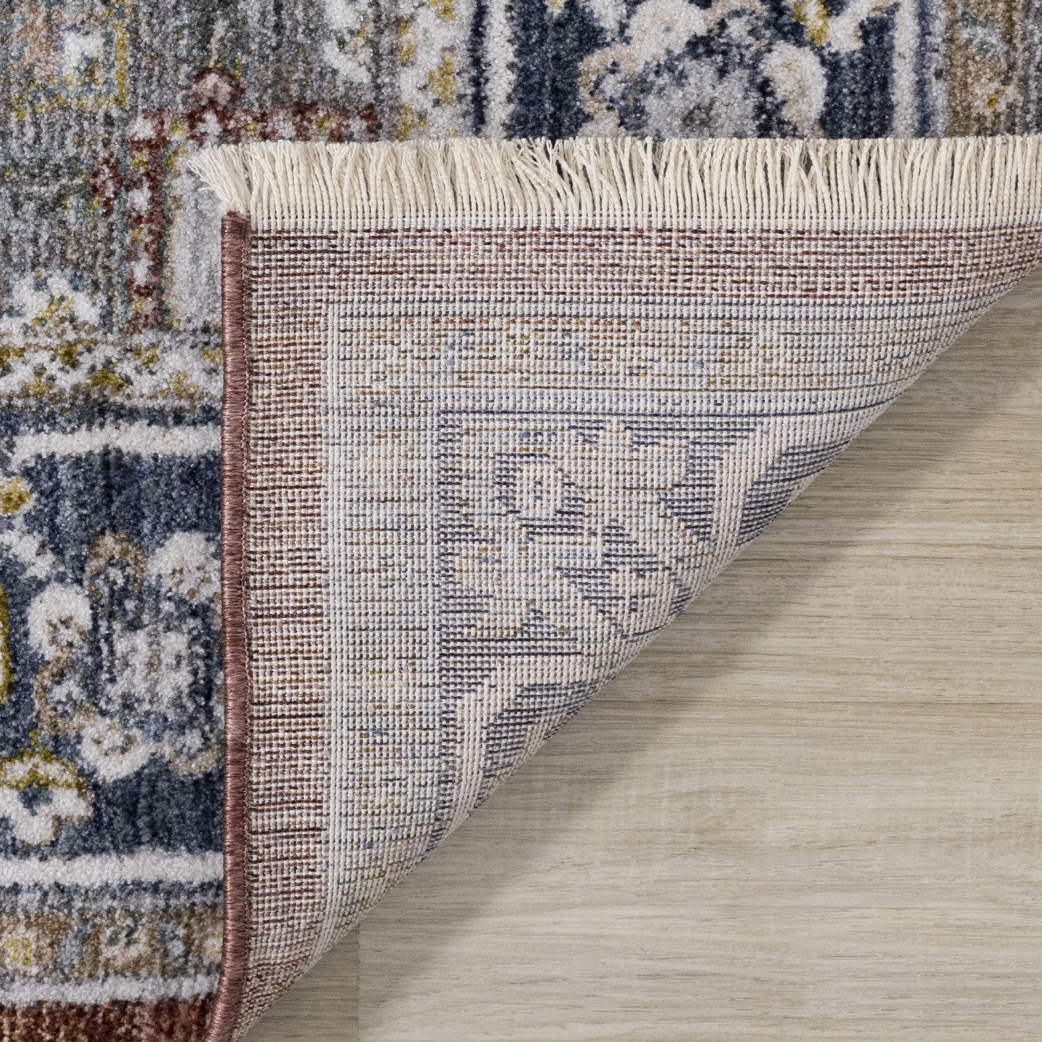 Macie Traditional Area Rug - 8' X 11' - Red/Cream