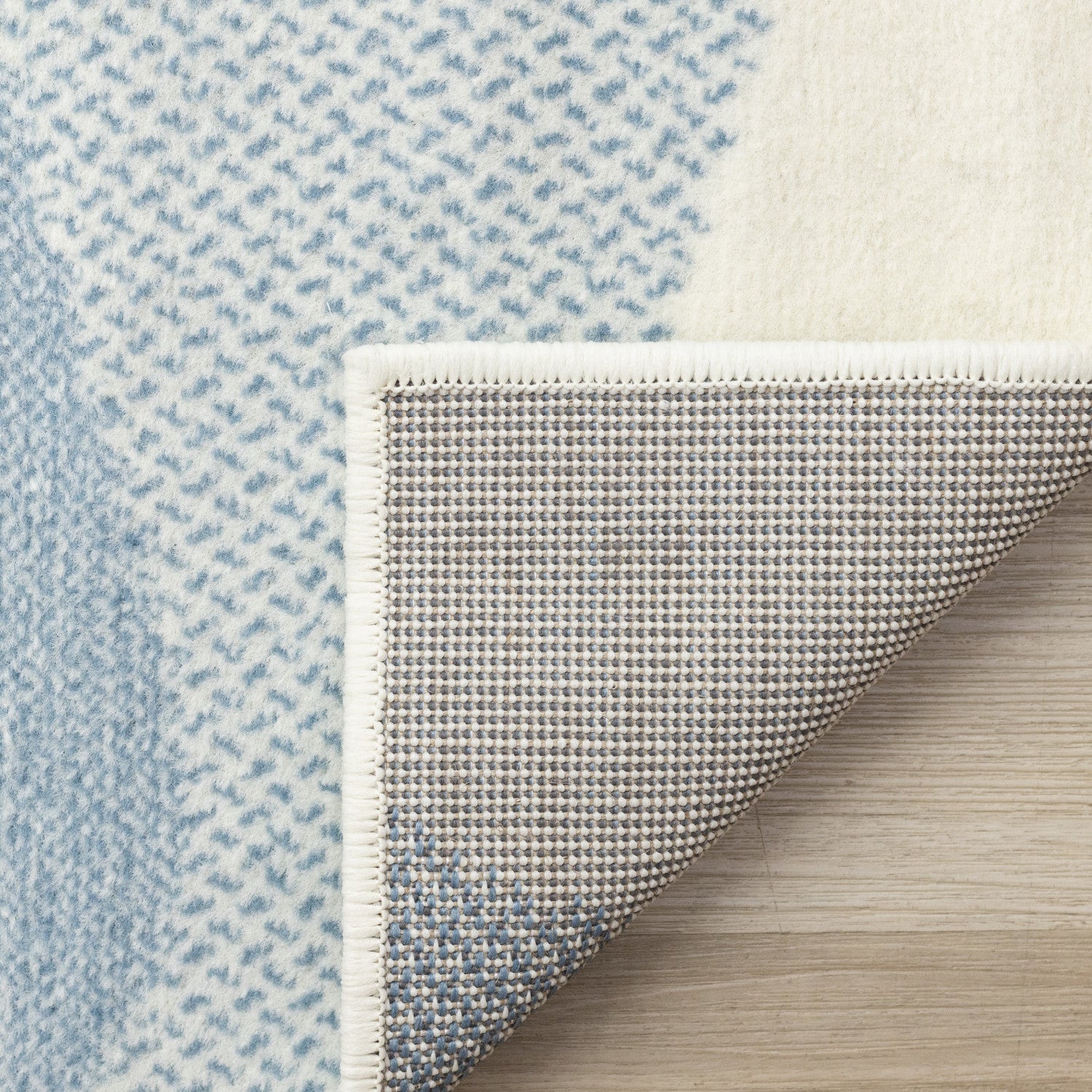 Kids Baby Penguin Area Rug - 5' X 8' - Grey/Blue