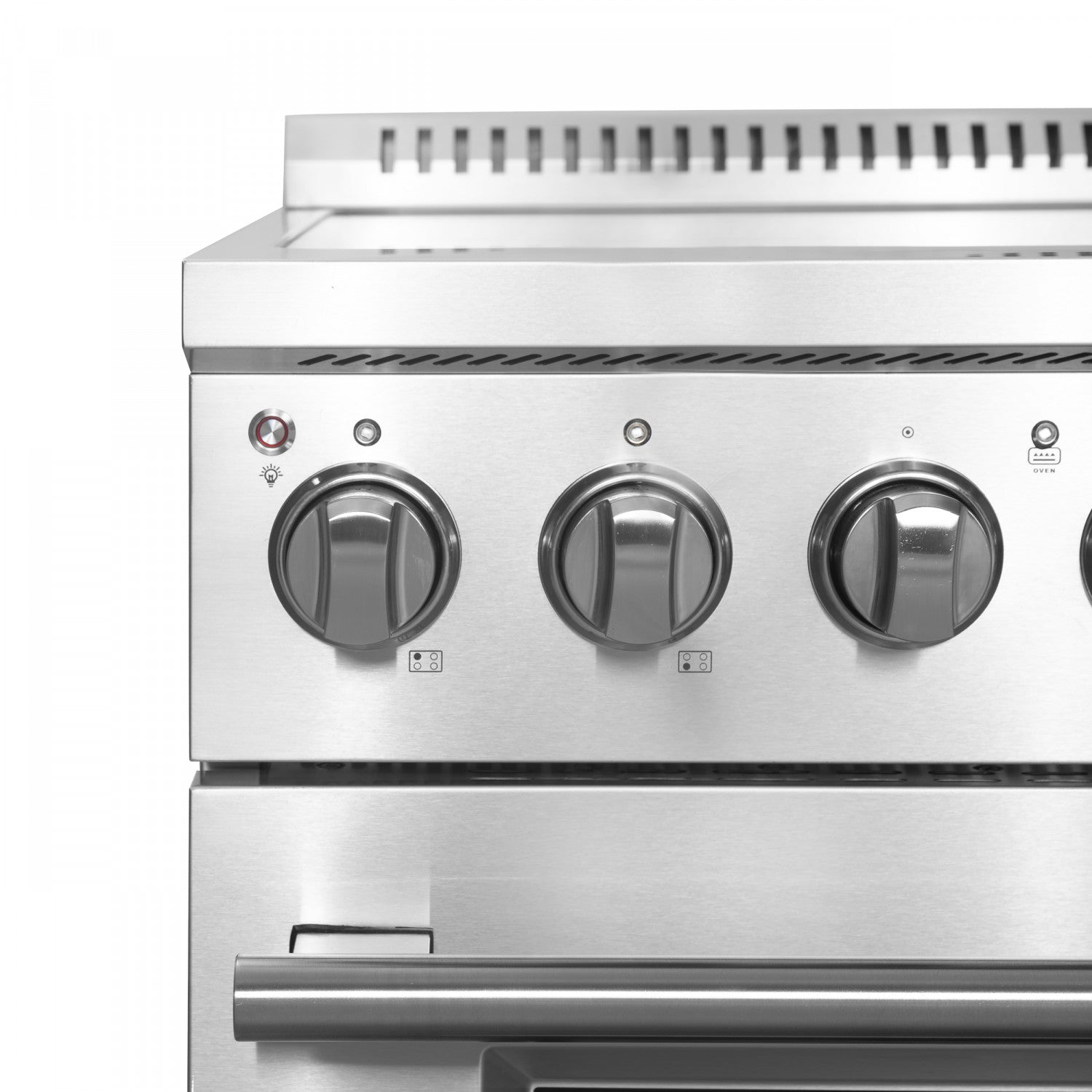 Forno Torino Stainless Steel 30" True Convection Induction Range with Air Fry and Air Sous Vide (4.32 Cu. Ft.) - FFSIN0936-30
