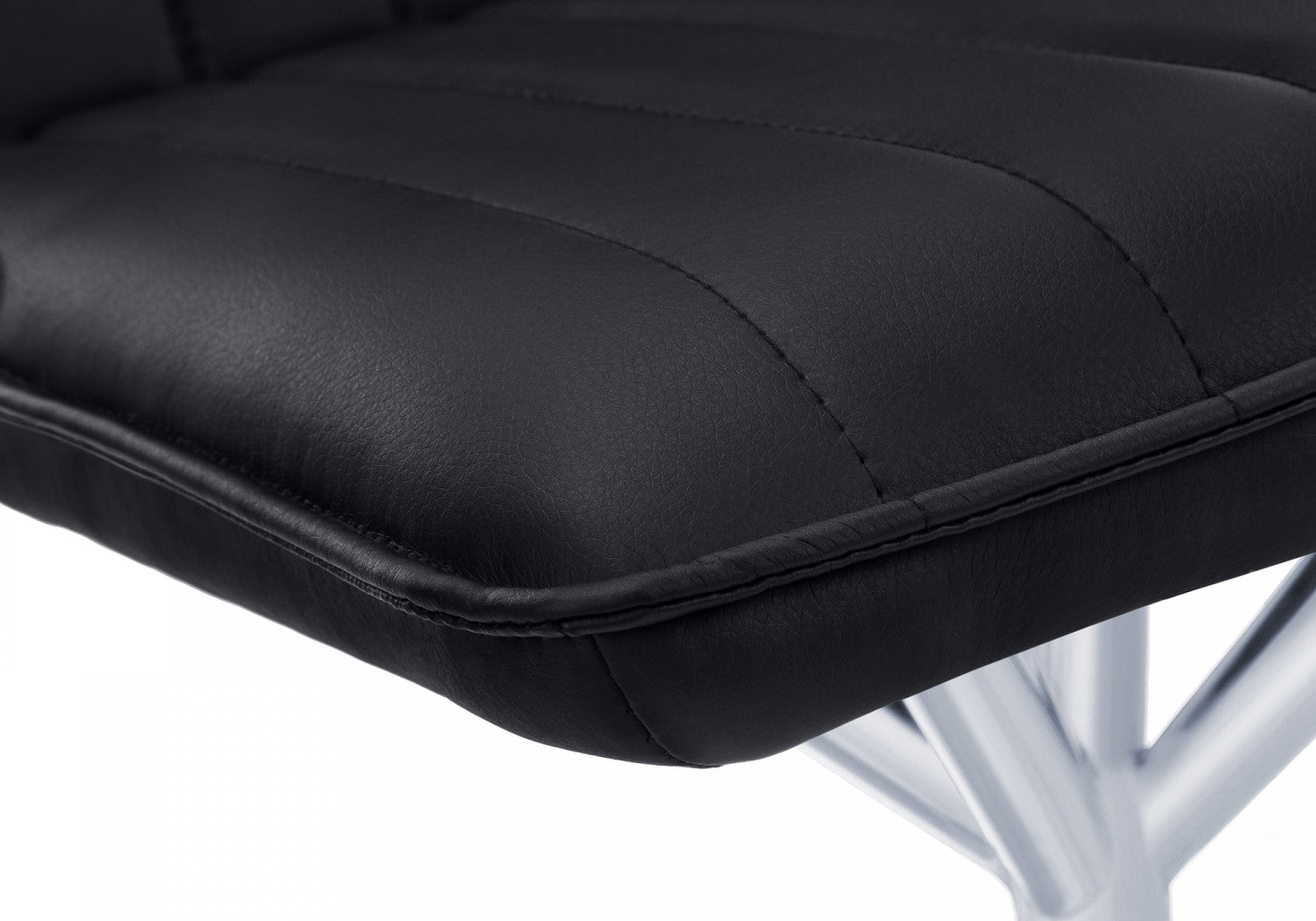 Fulton Dining Chair - Black/Chrome - Set Of Two