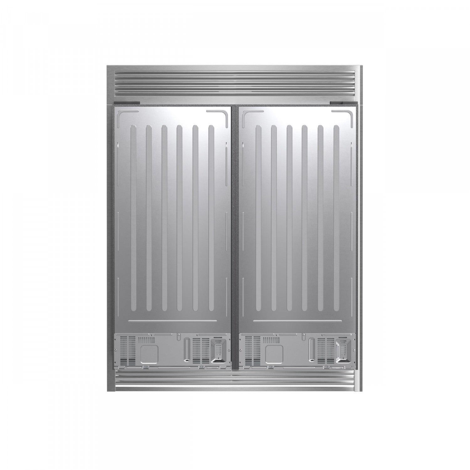 Forno Rizzuto 56" Stainless Steel 2-piece Convertible Refrigerator/Freezer (27.6 Cu. Ft.) - FFFFD1933-60S