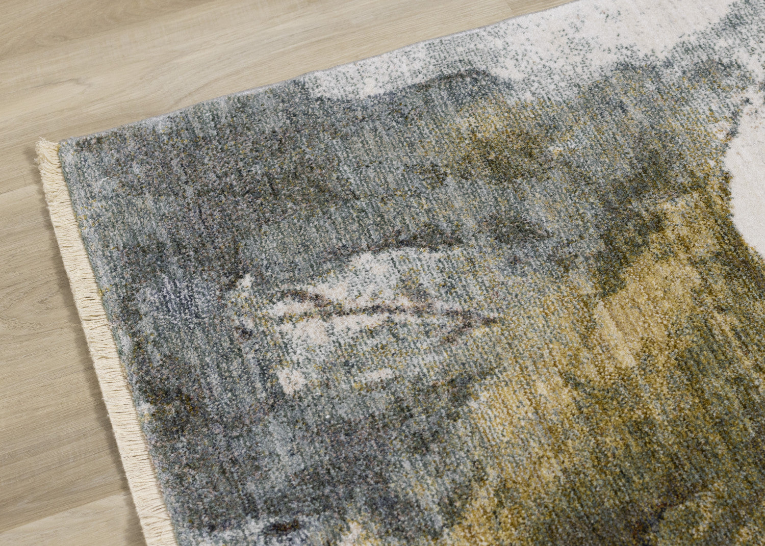 Macie Contemporary Floral Bloom Area Rug - 8' X 11' - Yellow/White/Green