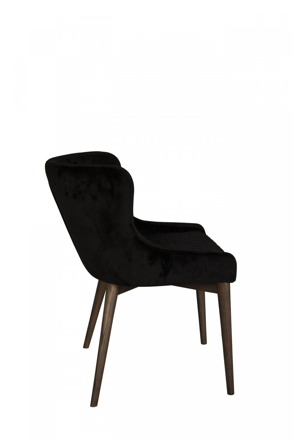 Lunvik Dining Chair - Black Velvet - Set of Two