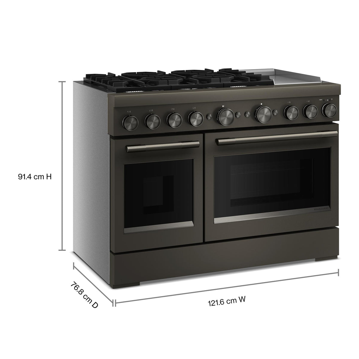 KitchenAid Black Ore Slide-In Range (6 cu. ft.) - KFDD948SBE