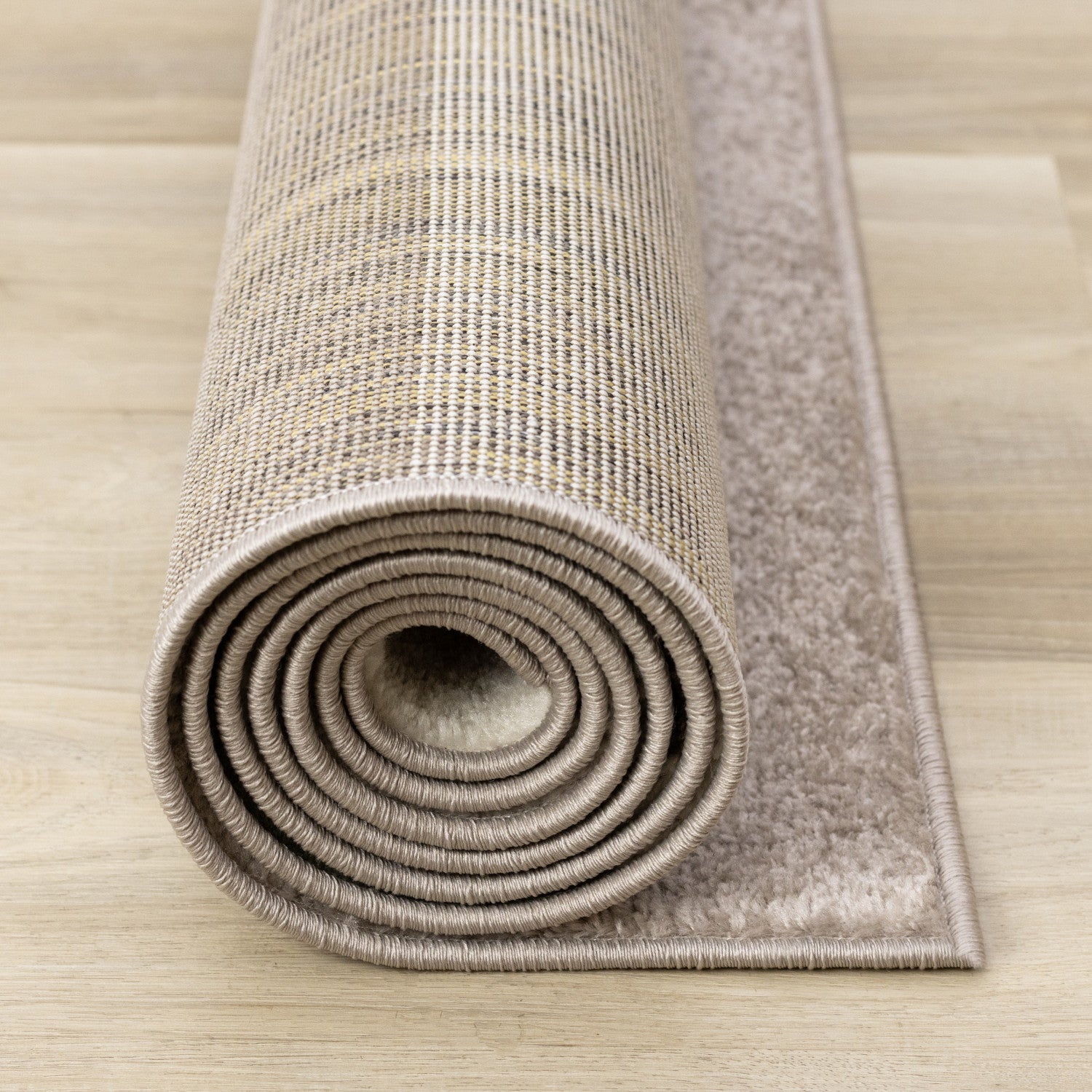 Maui Contemporary Geometric Area Rug - 8' X 11' - Cream/Green