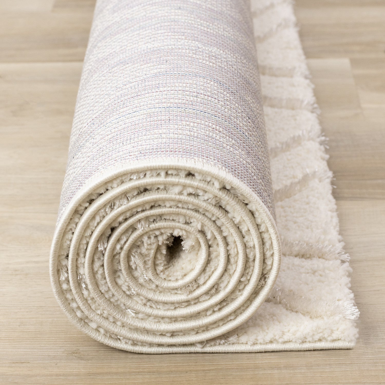Sasha Soft Diamonds Area Rug - 8' X 11' - Cream