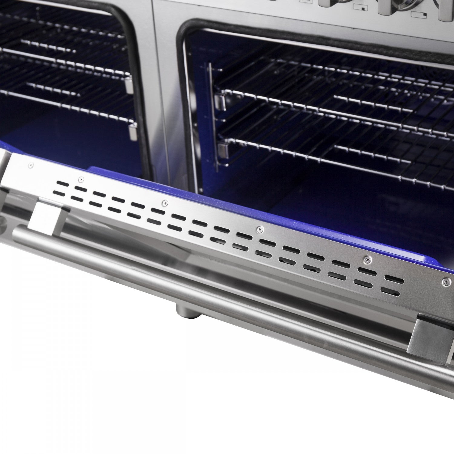 Forno Massimo 60" Stainless Steel Freestanding Dual Fuel Double Oven Range with True Convection and Air Fry (8.64 Cu. Ft.) - FFSGS6125-60