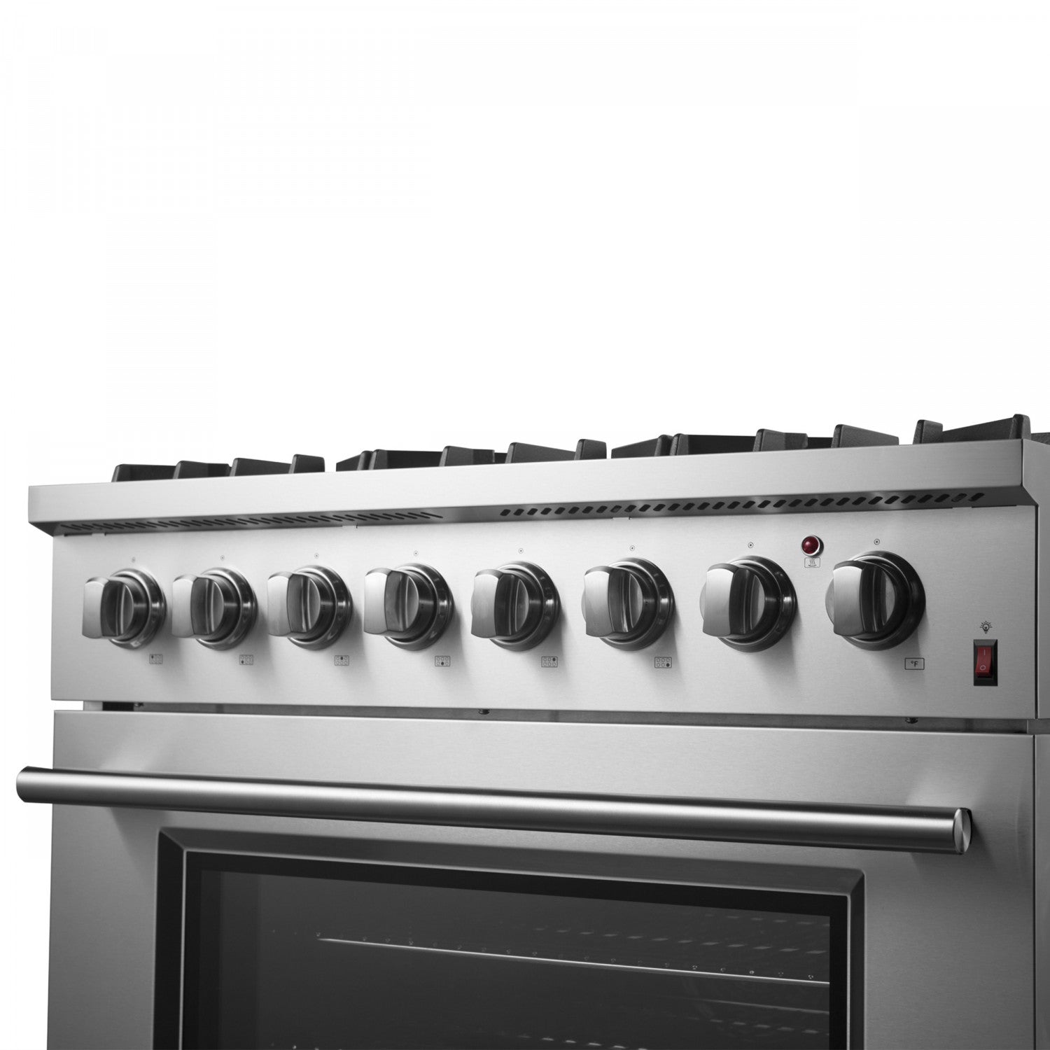 Forno Marco 36" Stainless Steel Dual Fuel Range with True Convection (5.36 Cu. Ft.) - FFSGS6197-36