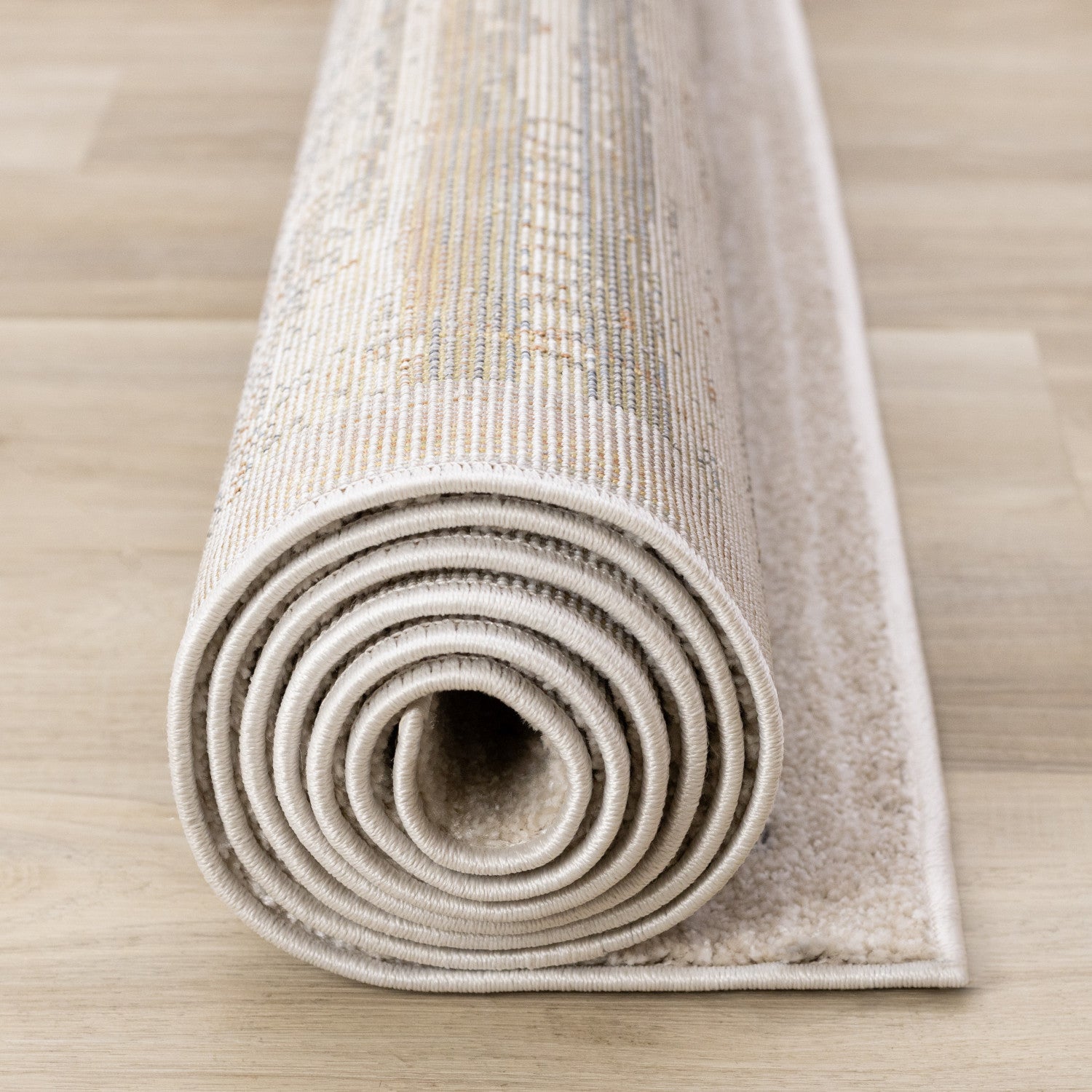 Sadie Casual Contemporary Area Rug - 5' X 8' - Grey/Beige