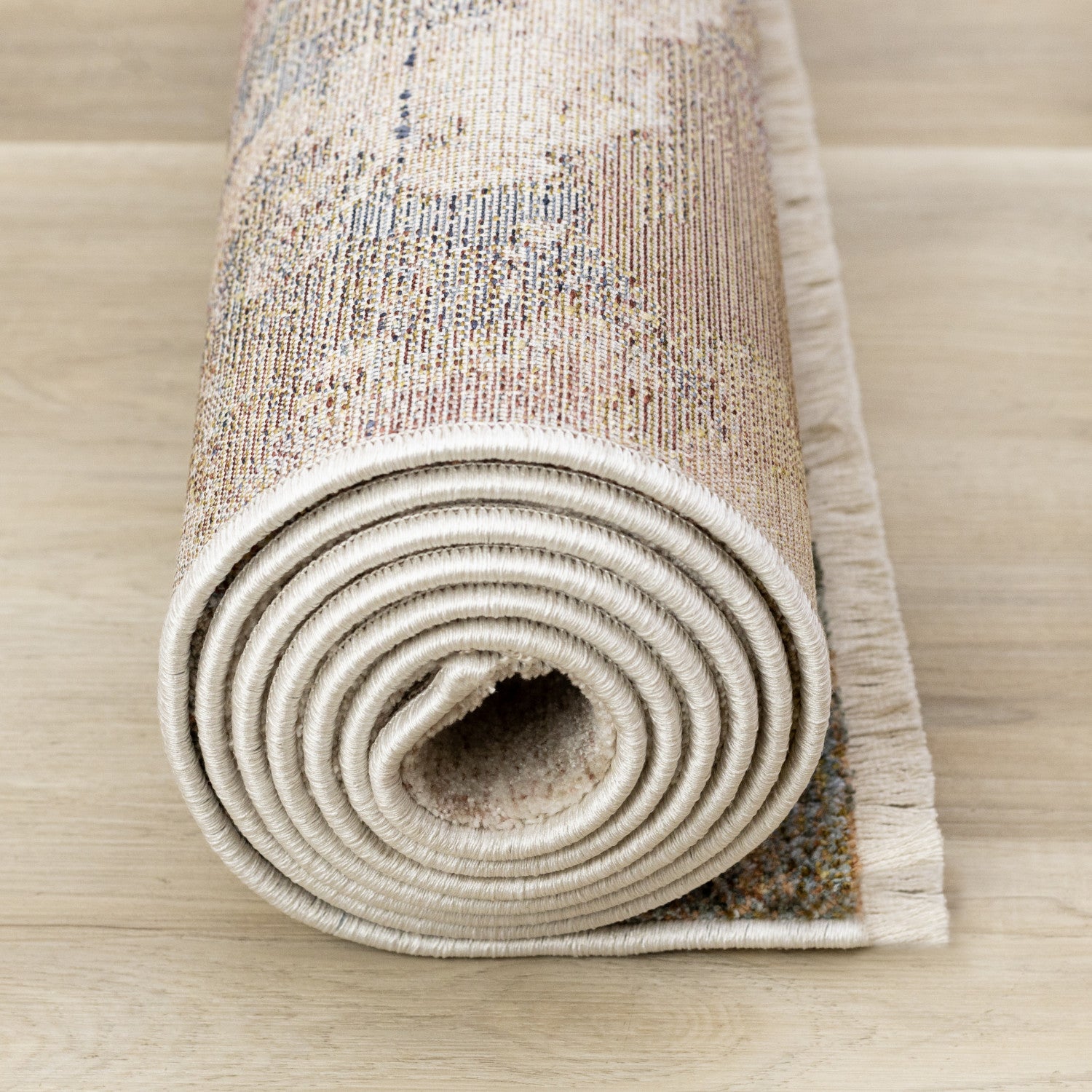 Micah Modern Galaxy Area Rug - 8' X 11' - Cream/Grey/Blue