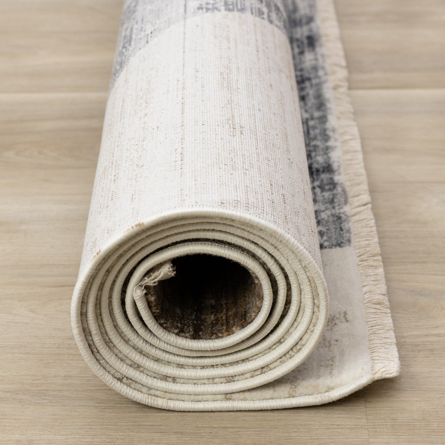 Sterling Modern Teardrop Area Rug - 8' X 11' - Brown/Cream