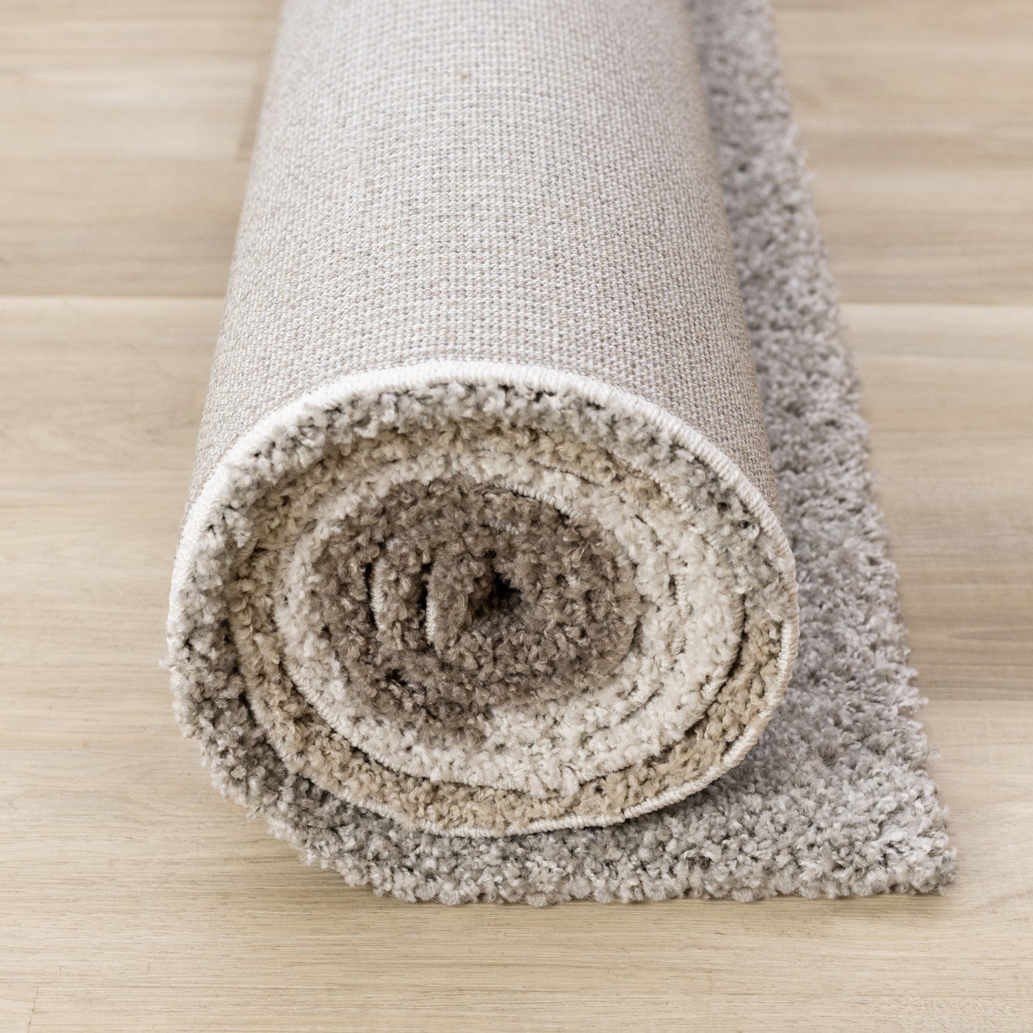Misha Soft Modern Area Rug - 8' X 11' - Grey/Taupe