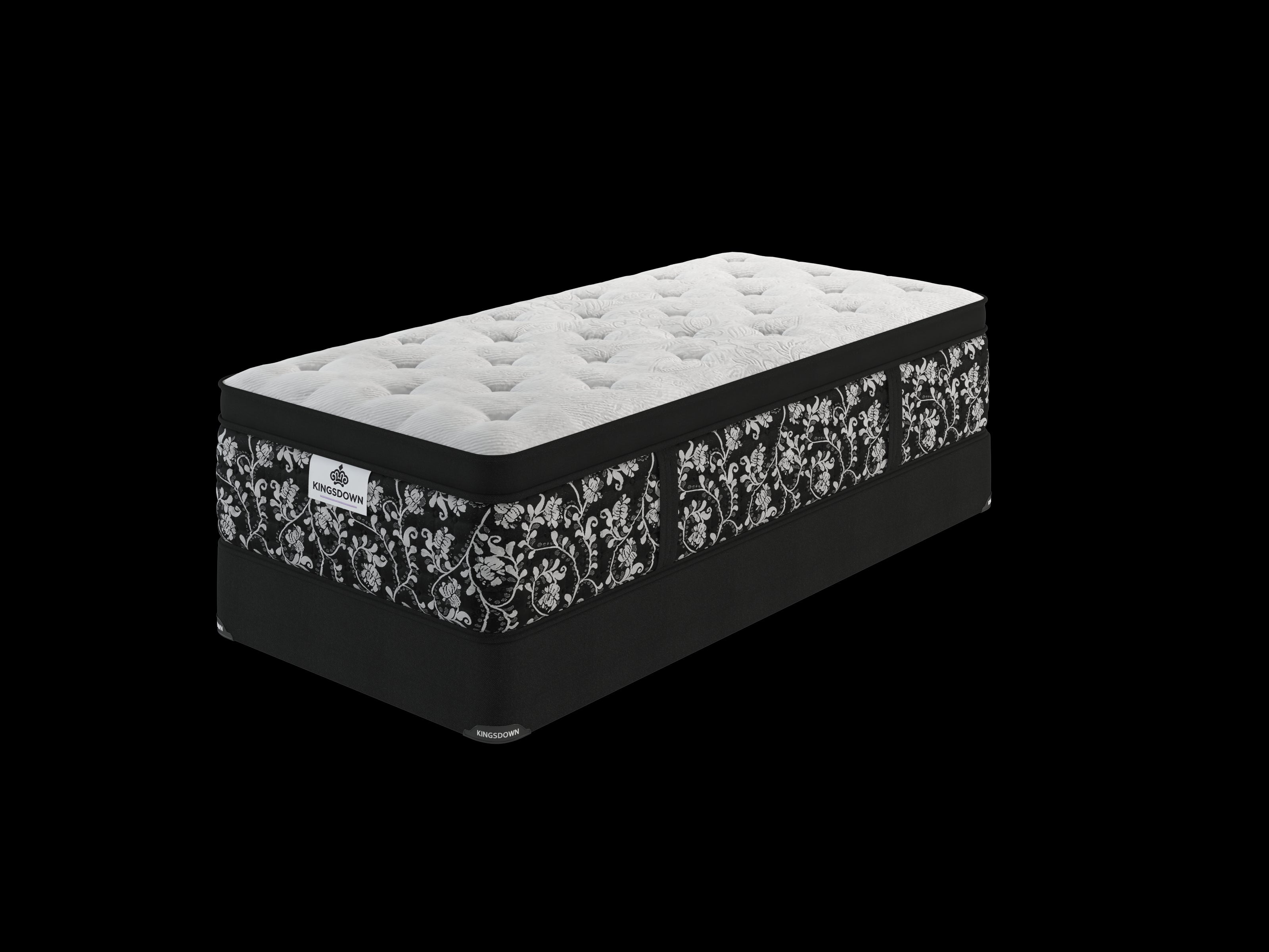 Kingsdown Summerset Plush Euro Top Twin Mattress and Boxspring Set