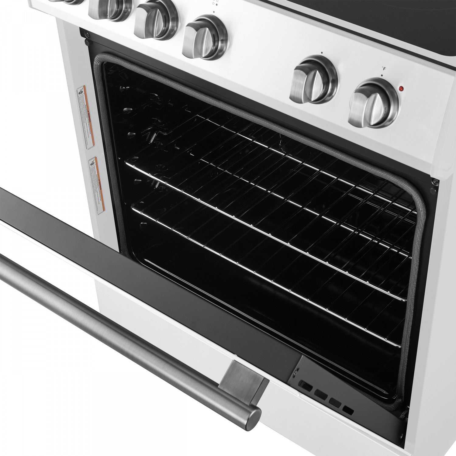 Forno Leonardo White Slide-In Electric Range (5.0 Cu. Ft.) - FFSEL6022-30WHT