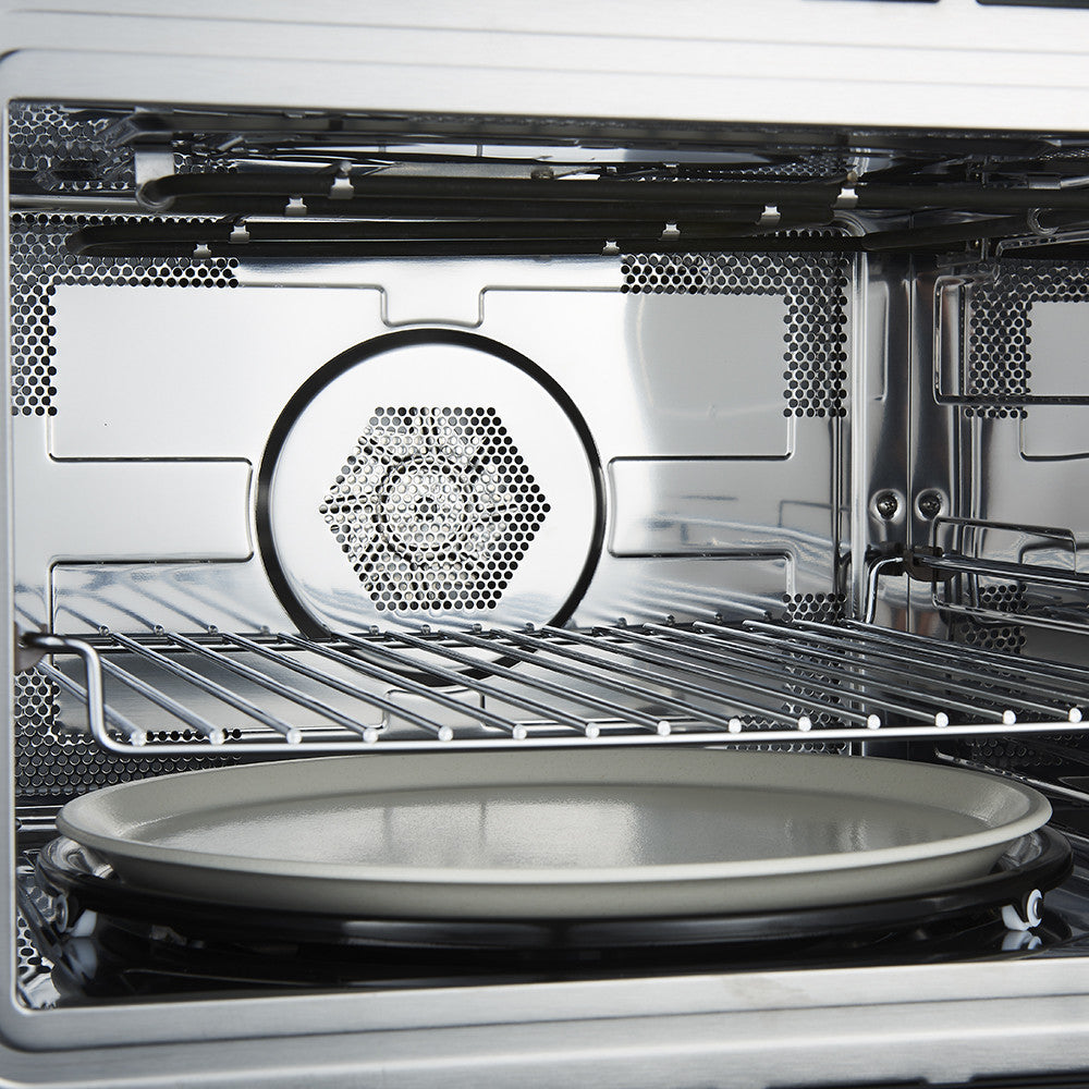 Forno Oliena Black 30" Built-In Microwave Convection Oven (1.6 Cu. Ft.) - FMWDR3093-30BLK