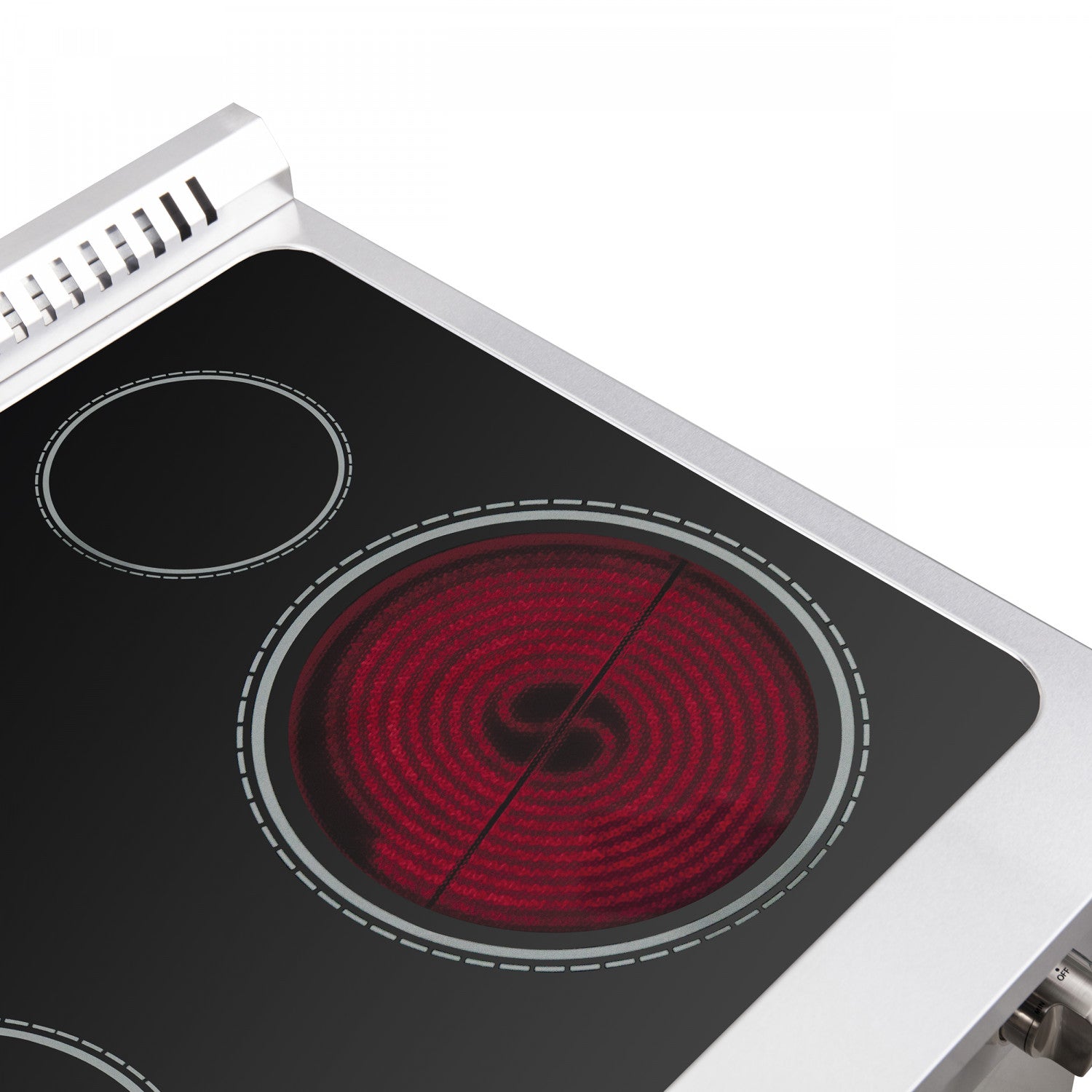 Forno Galiano 30" Stainless Steel French Door Electric Range with True Convection and Air Fry (4.32 Cu. Ft.) - FFSEL6917-30