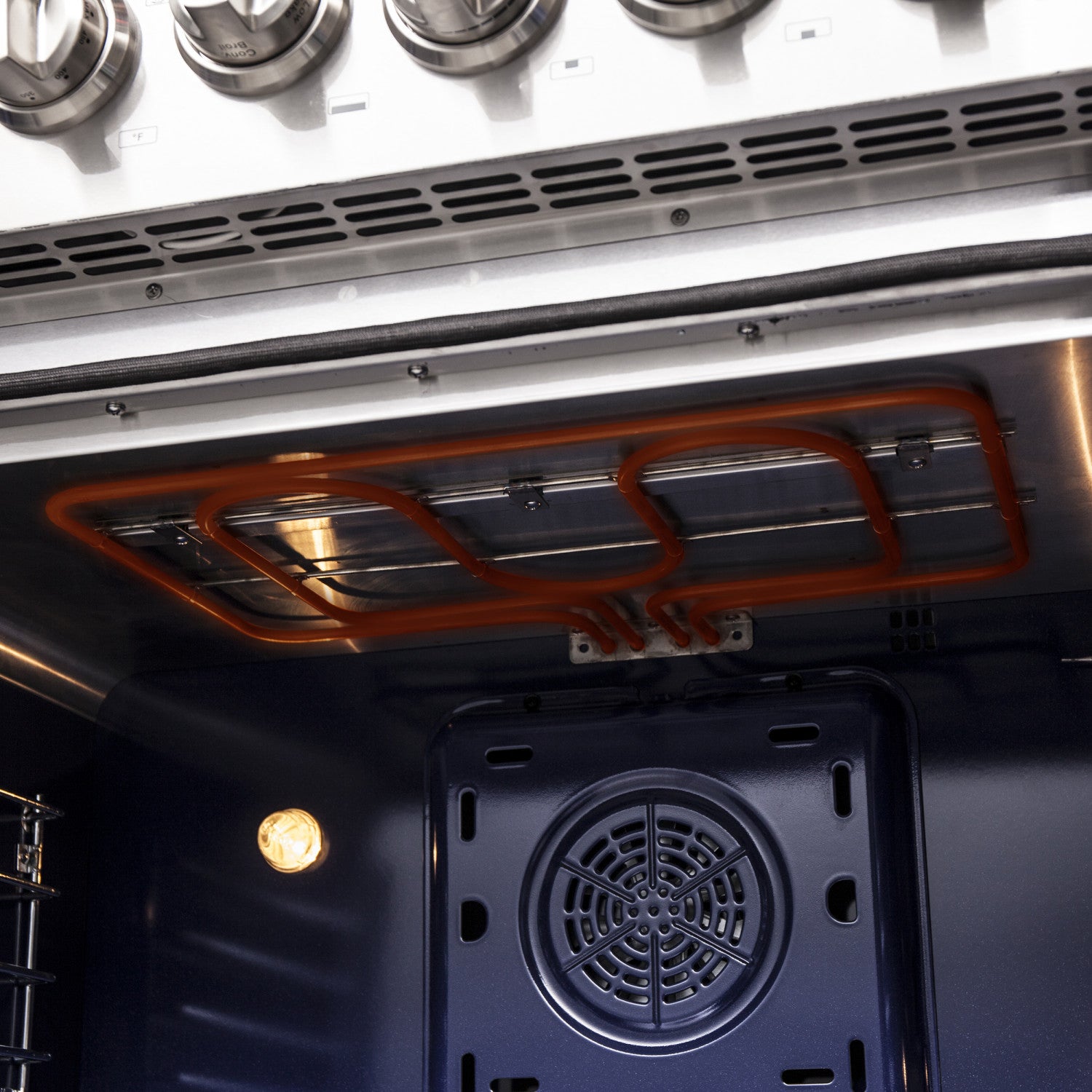 Forno Capriasca 36" Stainless Steel French Door Dual Fuel Range with True Convection (5.36 Cu. Ft.) - FFSGS6387-36