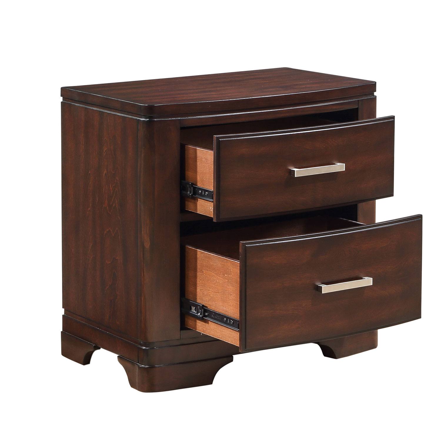 Arista 5-Piece Full Storage Bedroom Package - Cherry