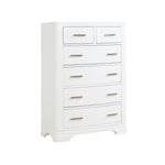 Arista 6-Drawer Chest - White