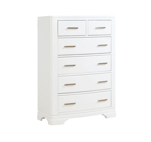 Arista Commode 6 tiroirs - blanc
