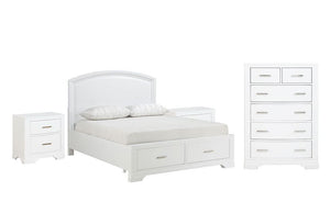 Arista Chambre à coucher avec rangement 5 mcx double - blanc