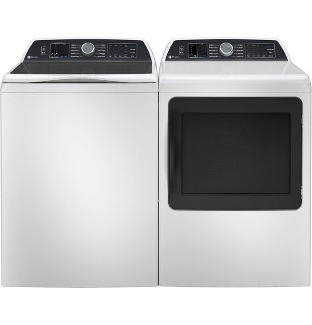 GE Profile White Top Load Washer with Smarter Wash Technology (6.2 Cu. Ft) - PTW705BSTWS