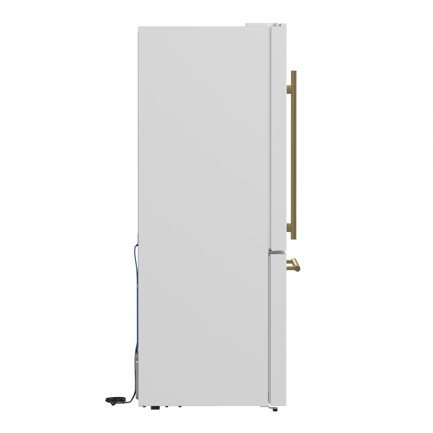 Forno Milano 62" White 2-piece Freestanding Dual Bottom Freezer Refrigerator (34.4 Cu. Ft.) - FFFFD1787-60WHT