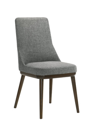 Mikael Chaise sans bras – gris, chêne altéré