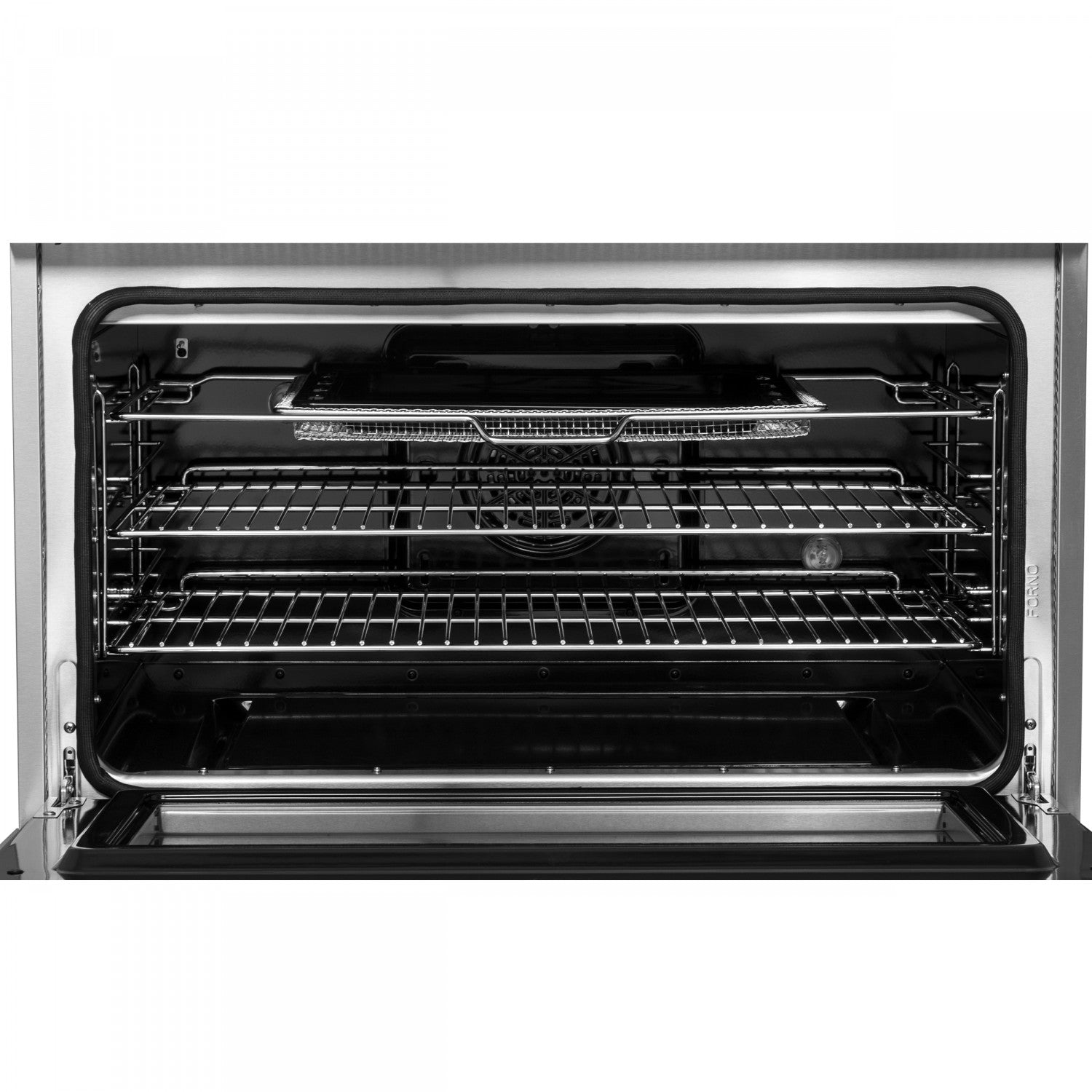 Forno Torino Stainless Steel 36" True Convection Induction Range with Air Fry and Air Sous Vide (5.36 Cu. Ft.) - FFSIN0950-36