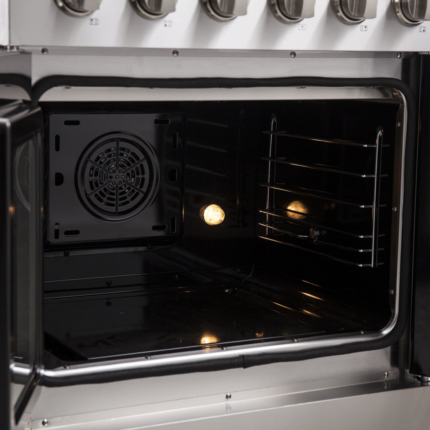 Forno Galiano 30" Stainless Steel French Door Electric Range with True Convection and Air Fry (4.32 Cu. Ft.) - FFSEL6917-30