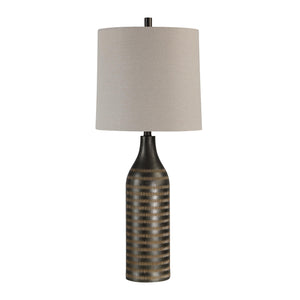 Orien Table Lamp - Dark Brown/Oatmeal